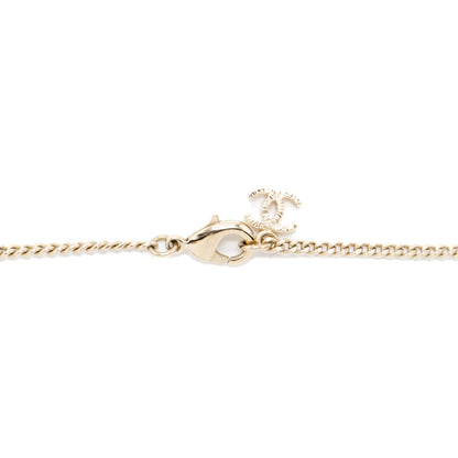 Chanel Classic CC Logo Pendant Crystal LGHW