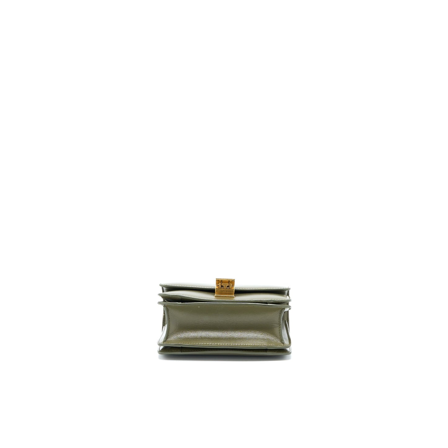Celine Small Classic Purse Box Calfskin Army Green