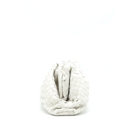 Bottega Veneta Intrecciato Pouch in White