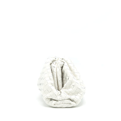 Bottega Veneta Intrecciato Pouch in White
