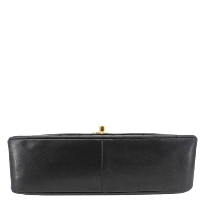 CHANEL Diana Flap Quilted Leather Shoulder Bag Black