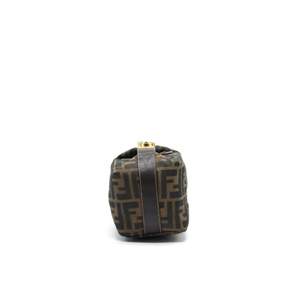 FENDI VINTAGE MINI COSMETIC BAG FF ZUCCA CANVAS