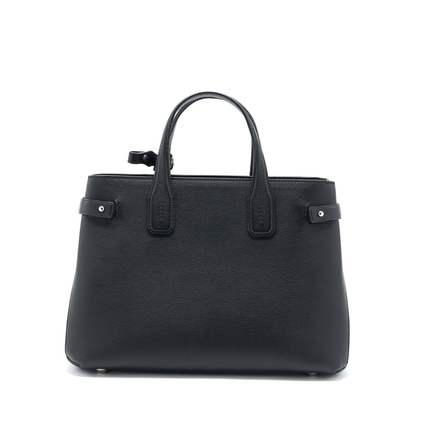 Burberry The Medium Banner Purse Calfskin Black/Multicolour