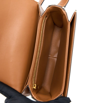 Celine Teen Triomphe Purse In Triomphe Canvas And Calfskin