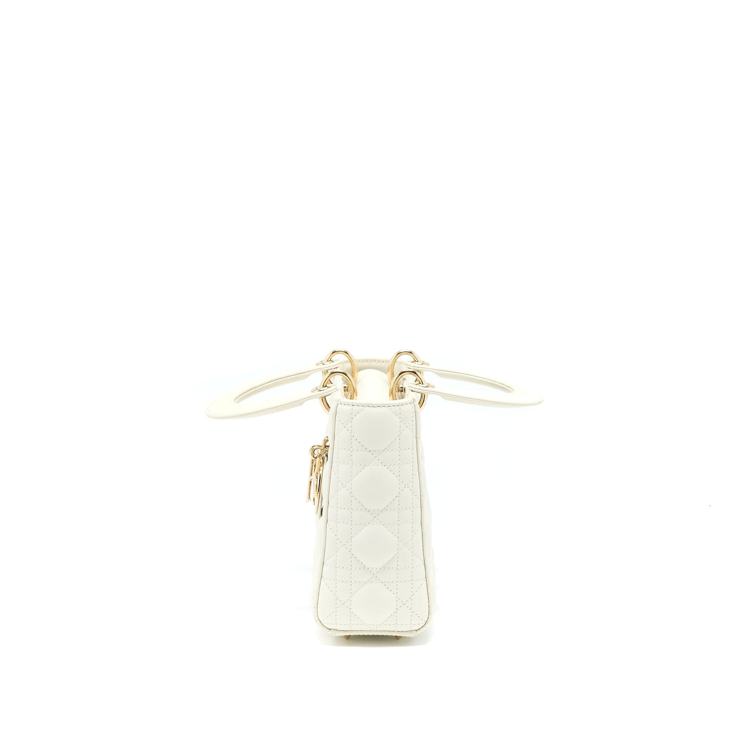 Dior Small Lady Dior Lambskin White