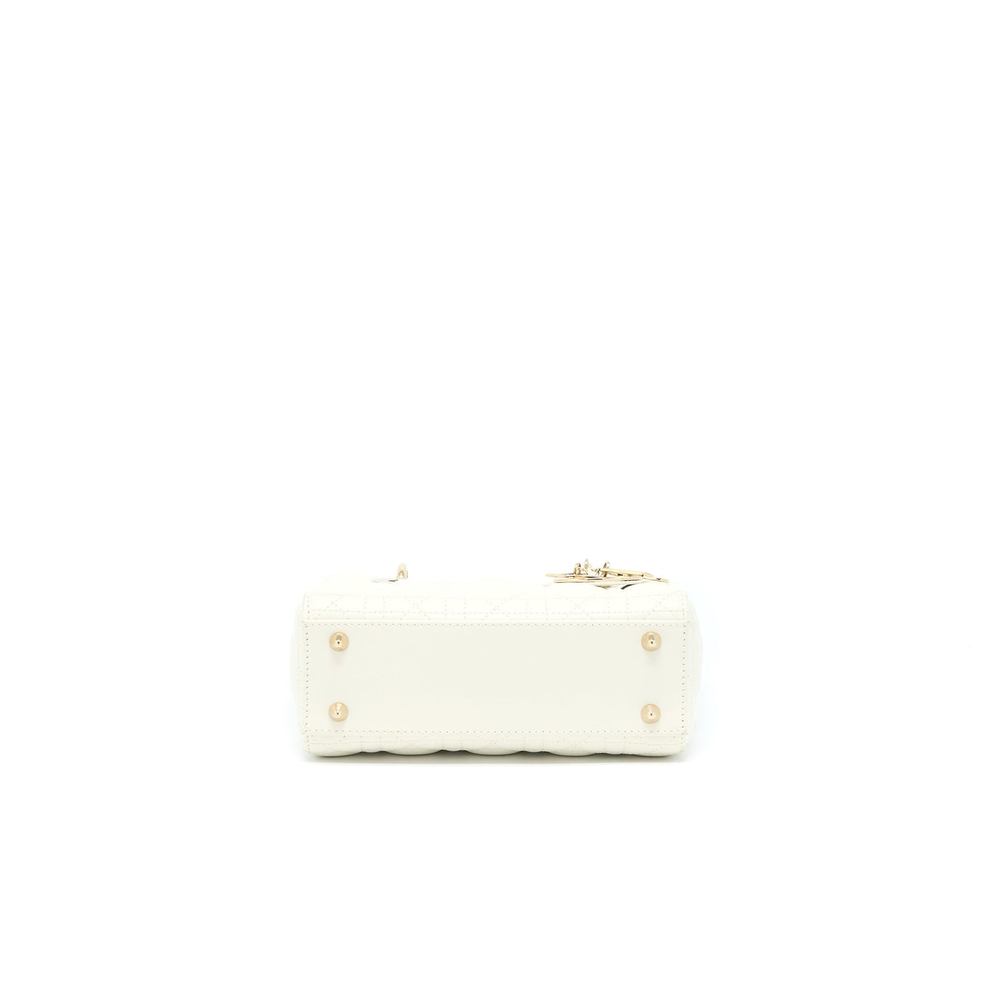Dior Small Lady Dior Lambskin White