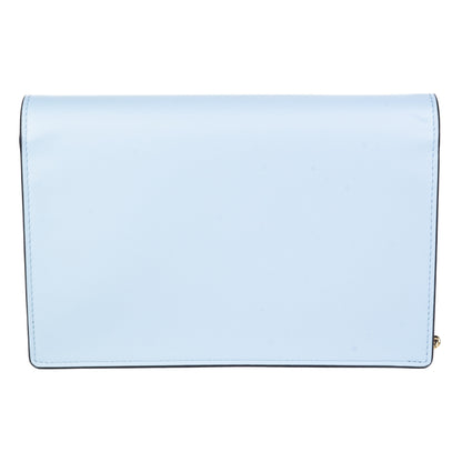 Fendi Light Blue Wallet with Chain