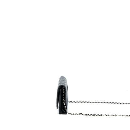 Chanel Classic Wallet on Chain Lambskin Black SHW (Microchip)
