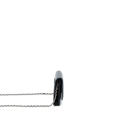 Chanel Classic Wallet on Chain Lambskin Black SHW (Microchip)