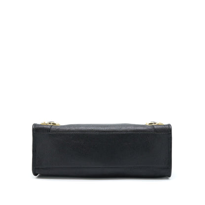 Balenciaga Edged City Purse Goatskin Black