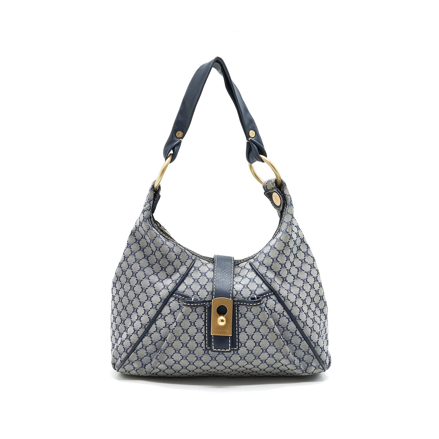 Luxury CELINE Vintage Canvas Shoulder Bag