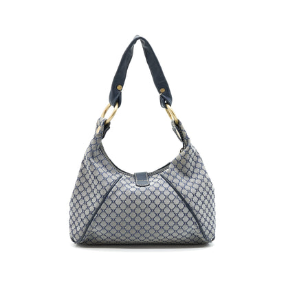 Luxury CELINE Vintage Canvas Shoulder Bag