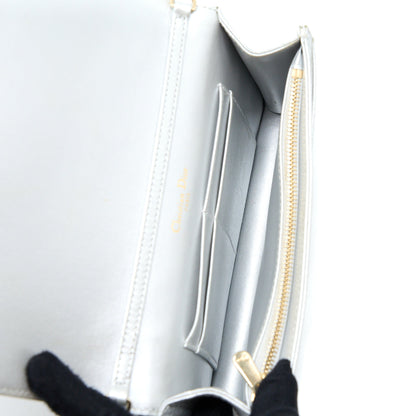 Dior Diorama Wallet on Chain Calfskin Silver