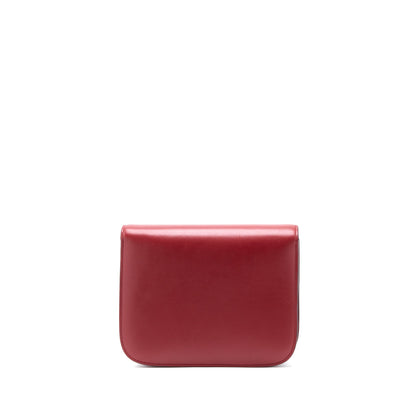 Celine Medium Classic Box Calfskin Red