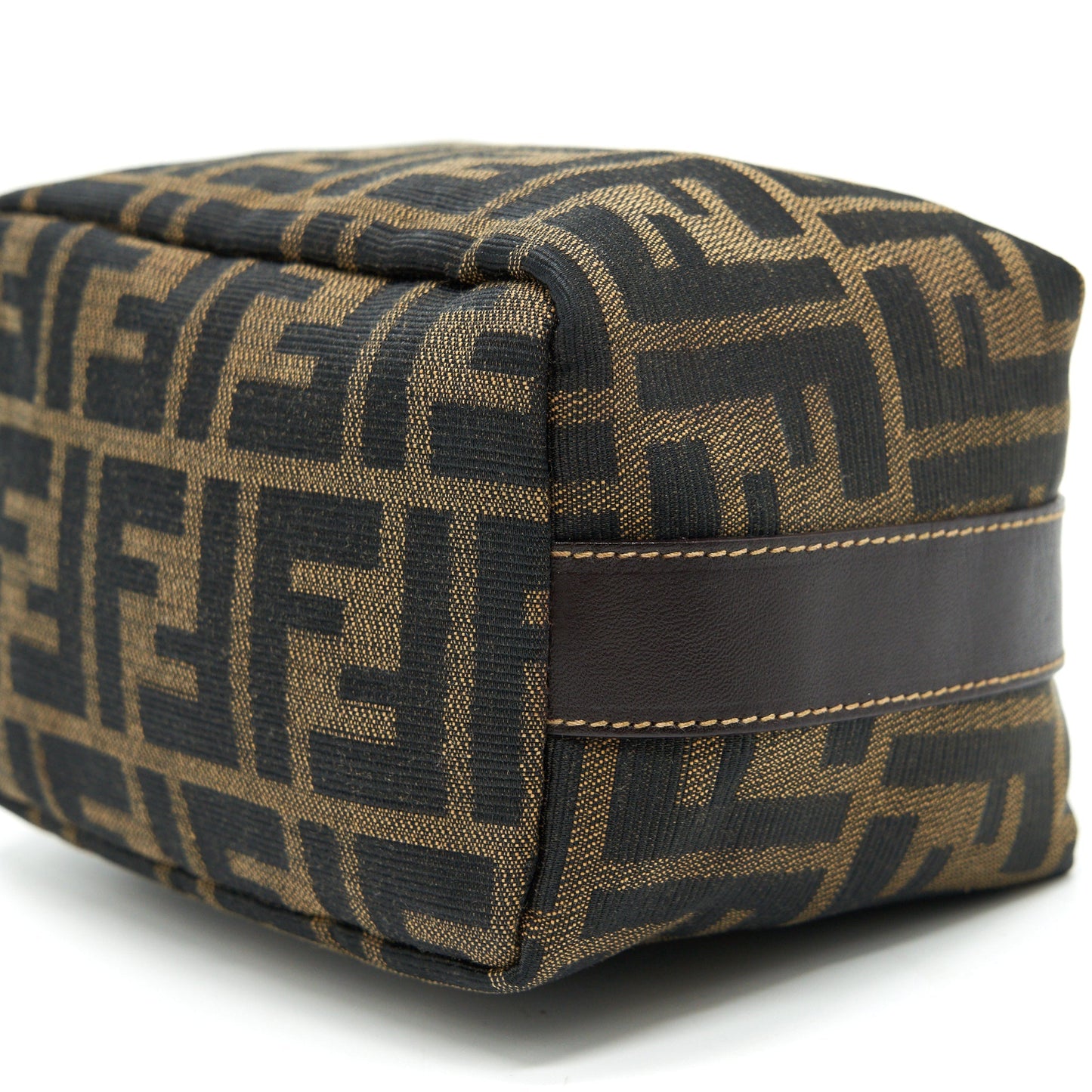 FENDI VINTAGE MINI COSMETIC BAG FF ZUCCA CANVAS