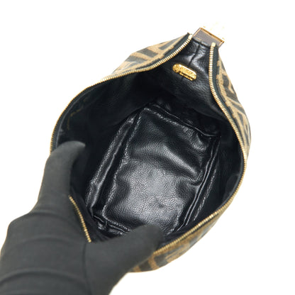 FENDI VINTAGE MINI COSMETIC BAG FF ZUCCA CANVAS