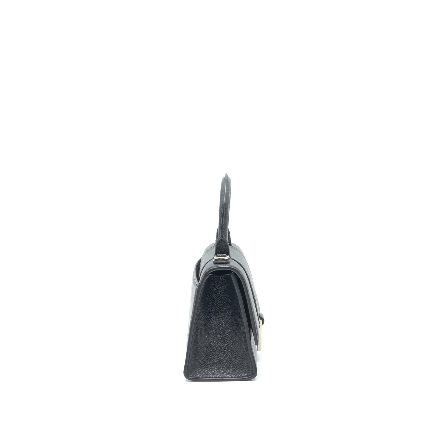 Balenciaga Hourglass Grained Calfskin Black