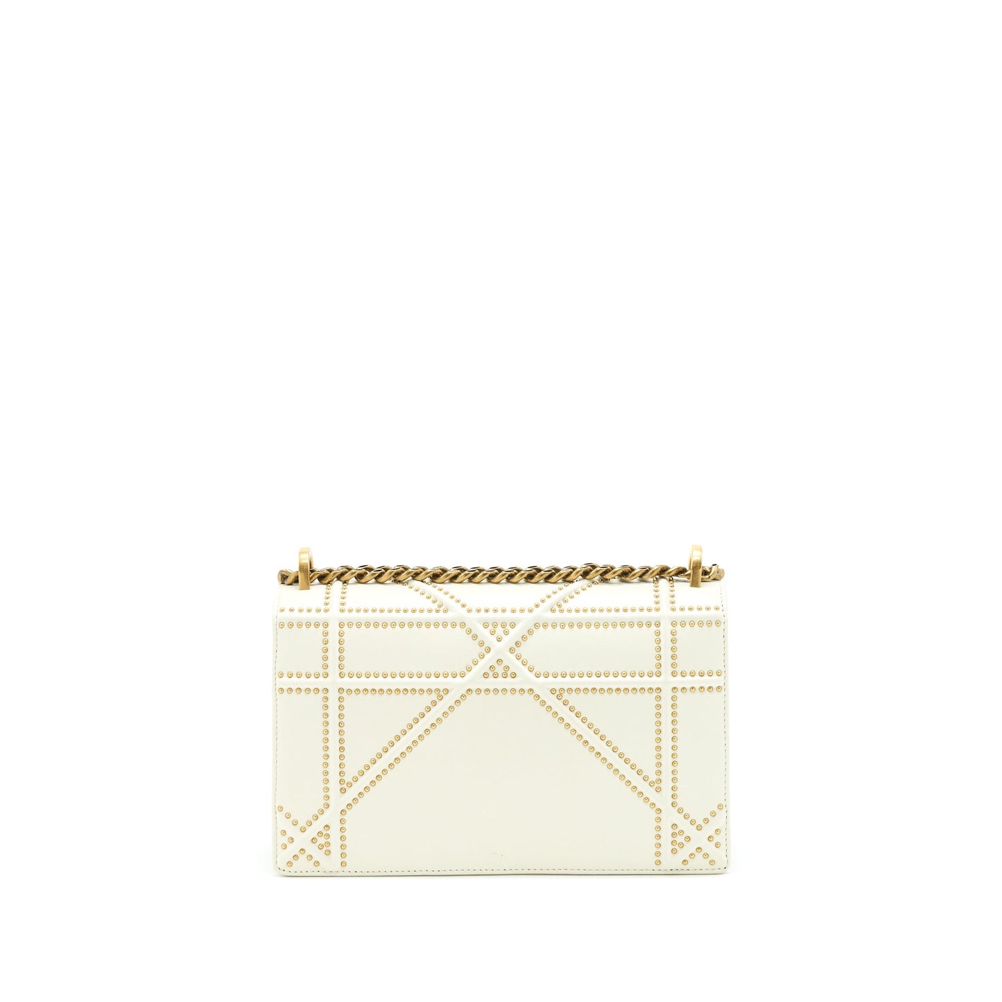 Dior Medium studded Diorama White