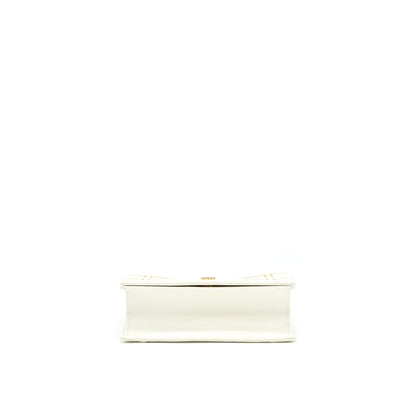 Dior Medium studded Diorama White