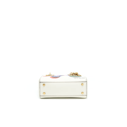 Christian Dior Mini Lady Dior Graffiti Special Edition with JâADior Hardware