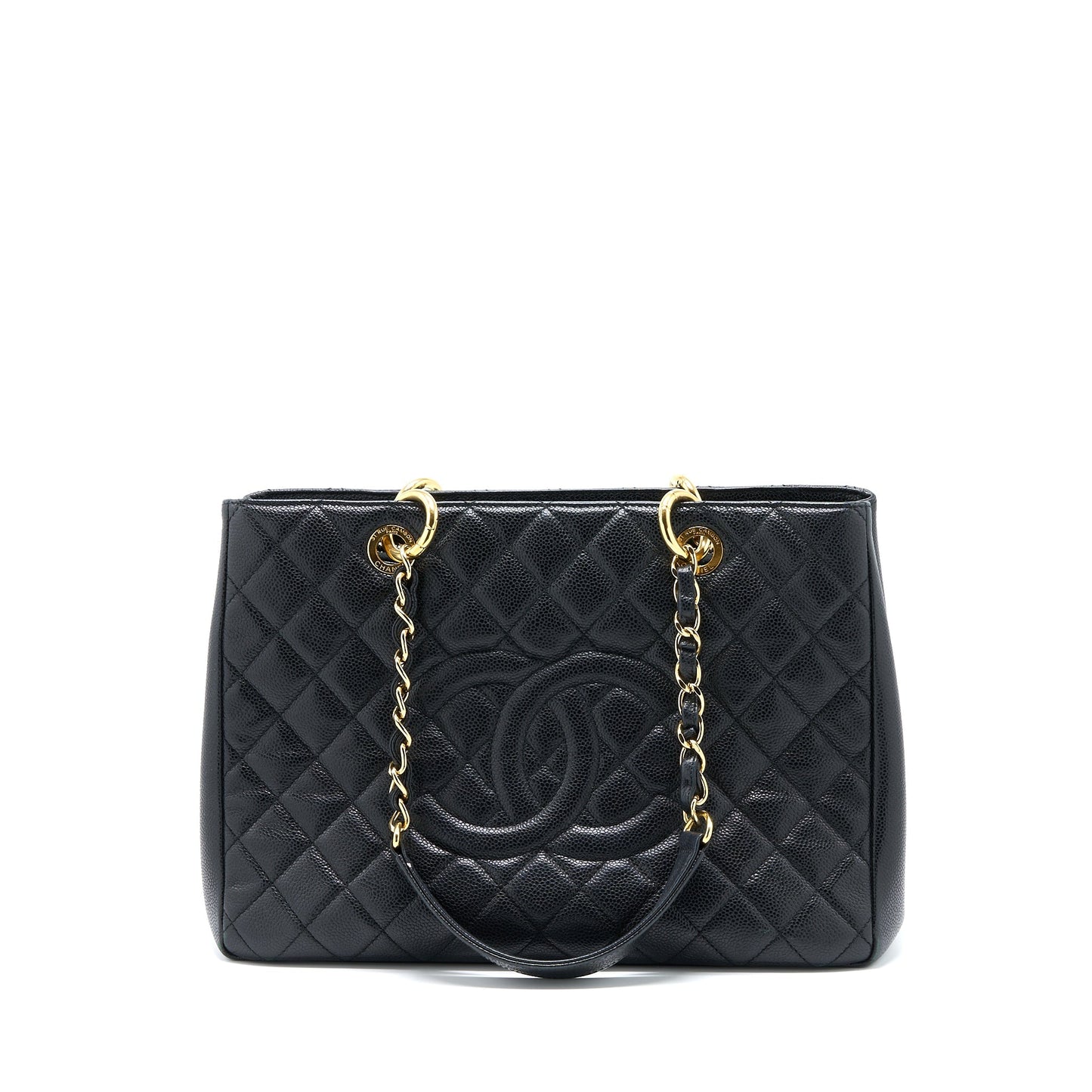 Chanel Grand Shopping Tote Bag Caviar Black GHW