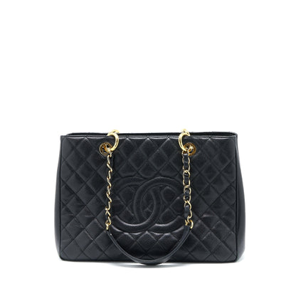 Chanel Grand Shopping Tote Bag Caviar Black GHW