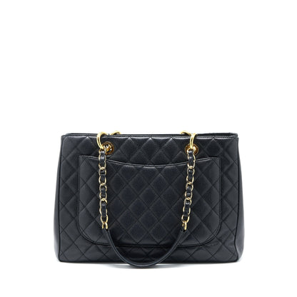 Chanel Grand Shopping Tote Bag Caviar Black GHW