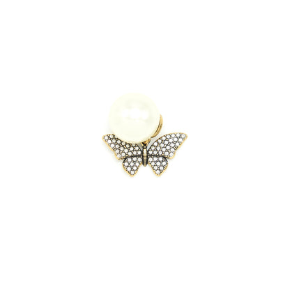Dior Dragonfly/ butterfly Pearl earrings