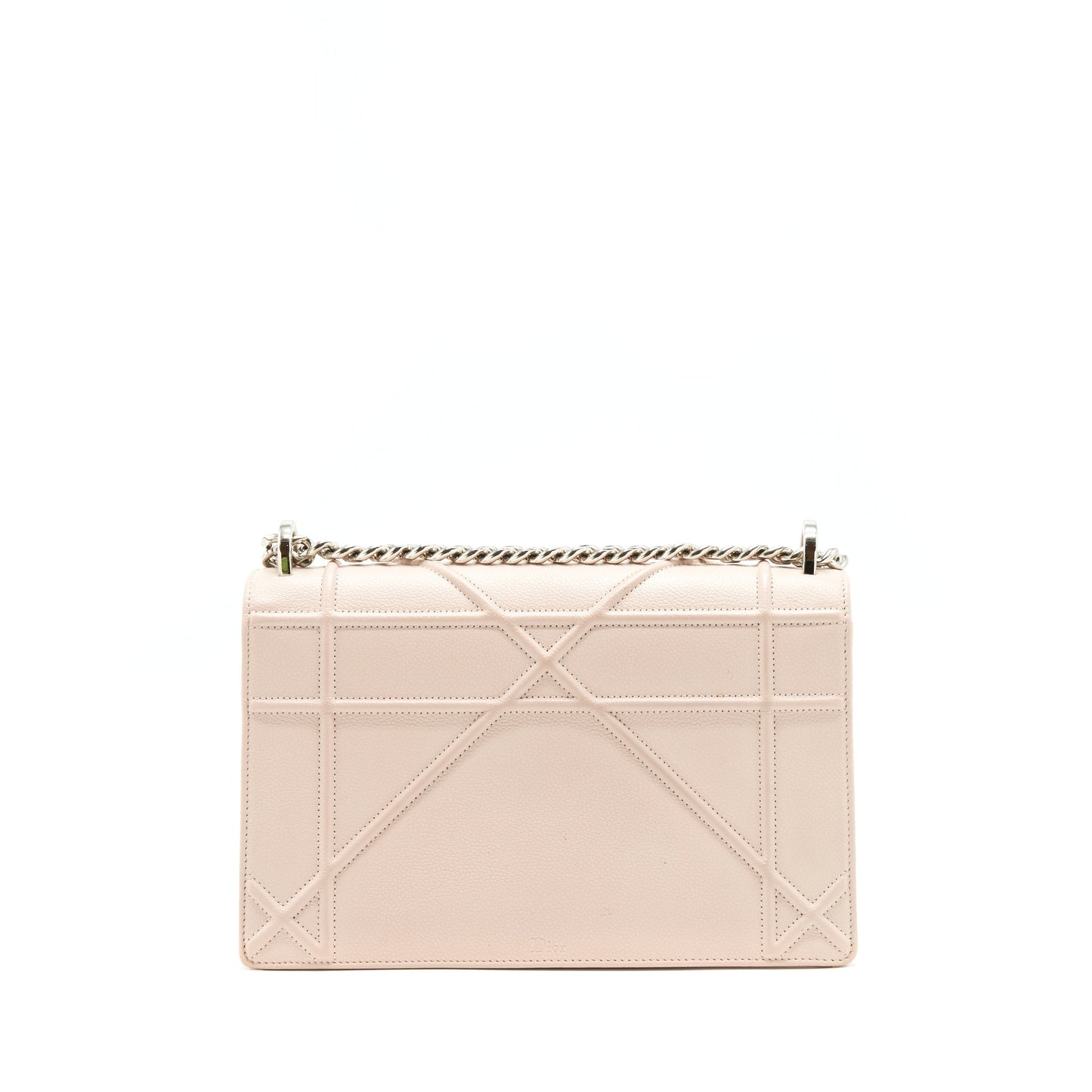 Dior Medium Diorama Purse Grained Calfskin beige