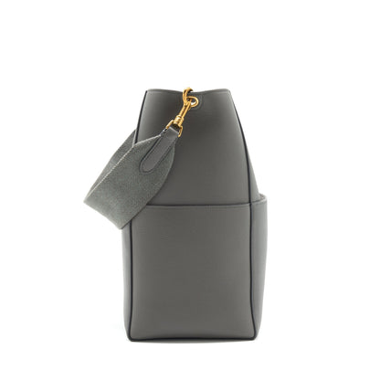 Celine Sangle Bucket Purse grey