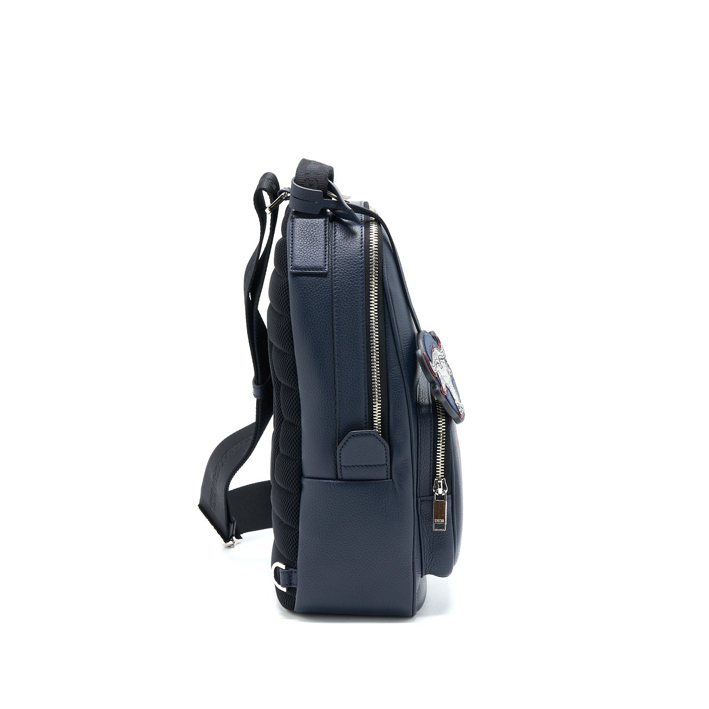 Dior x Stussy Year Of The Ox Sling Purse Calfskin Navy Multicolour