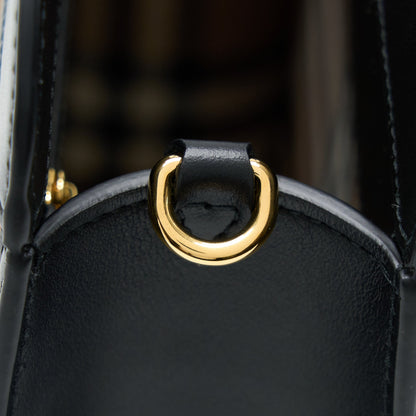Burberry Check Pocket Purse Cashmere/ Leather
