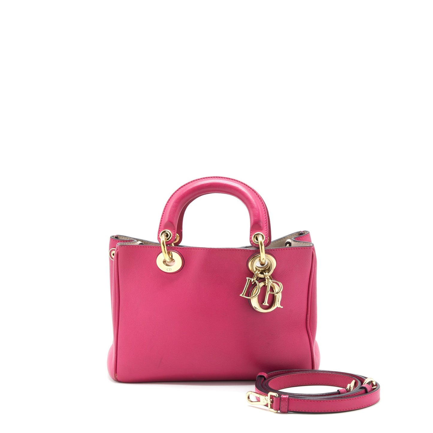 Dior Diorissimo Mini Tote Purse Pink
