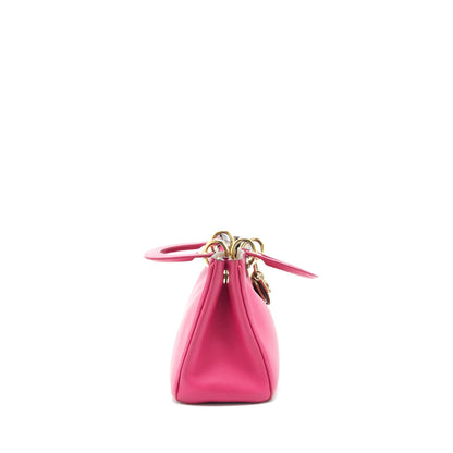 Dior Diorissimo Mini Tote Purse Pink