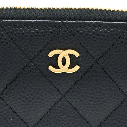 Chanel Zippy Long Wallet Caviar Black GHW
