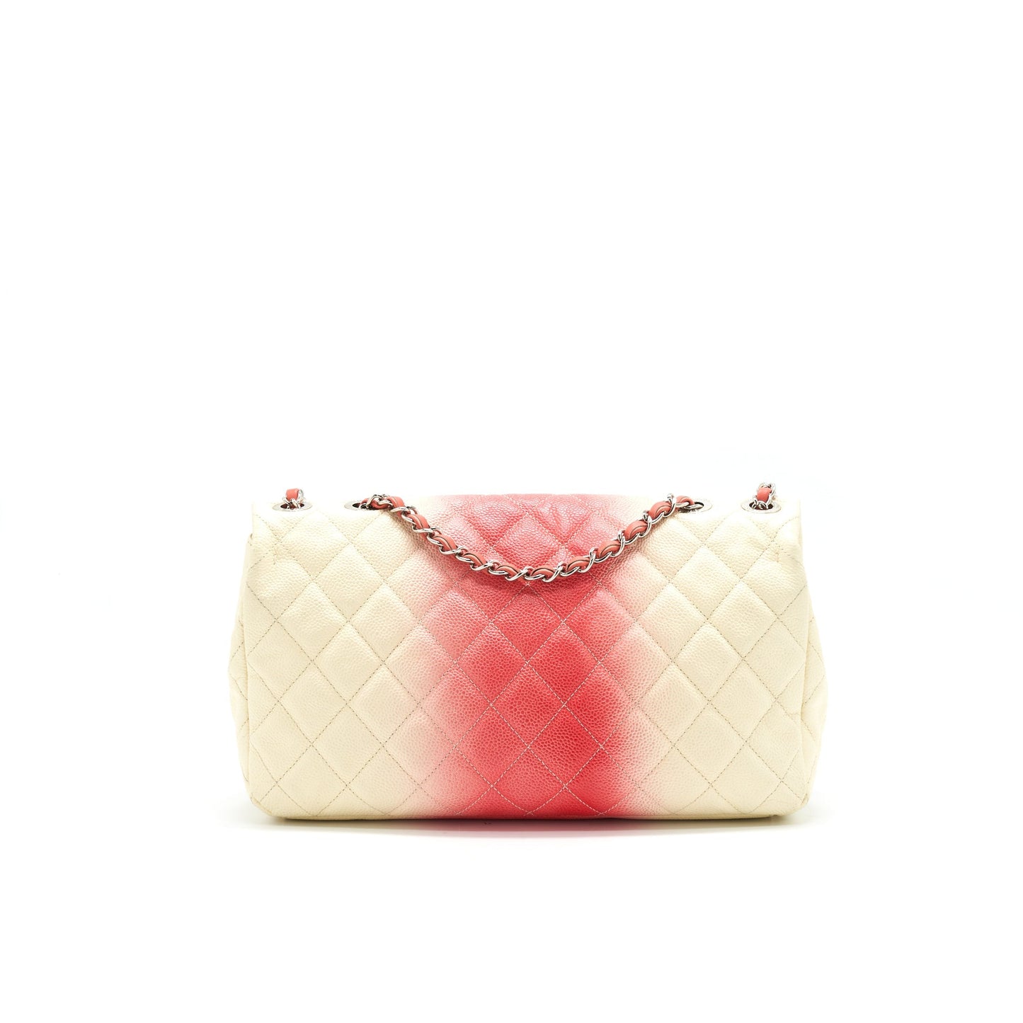 CHANEL Multi Color Caviar Large Flap Bag HW