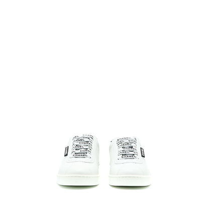 Chanel Size 37 Sneaker Letter Shoelace Calfskin Multicolour