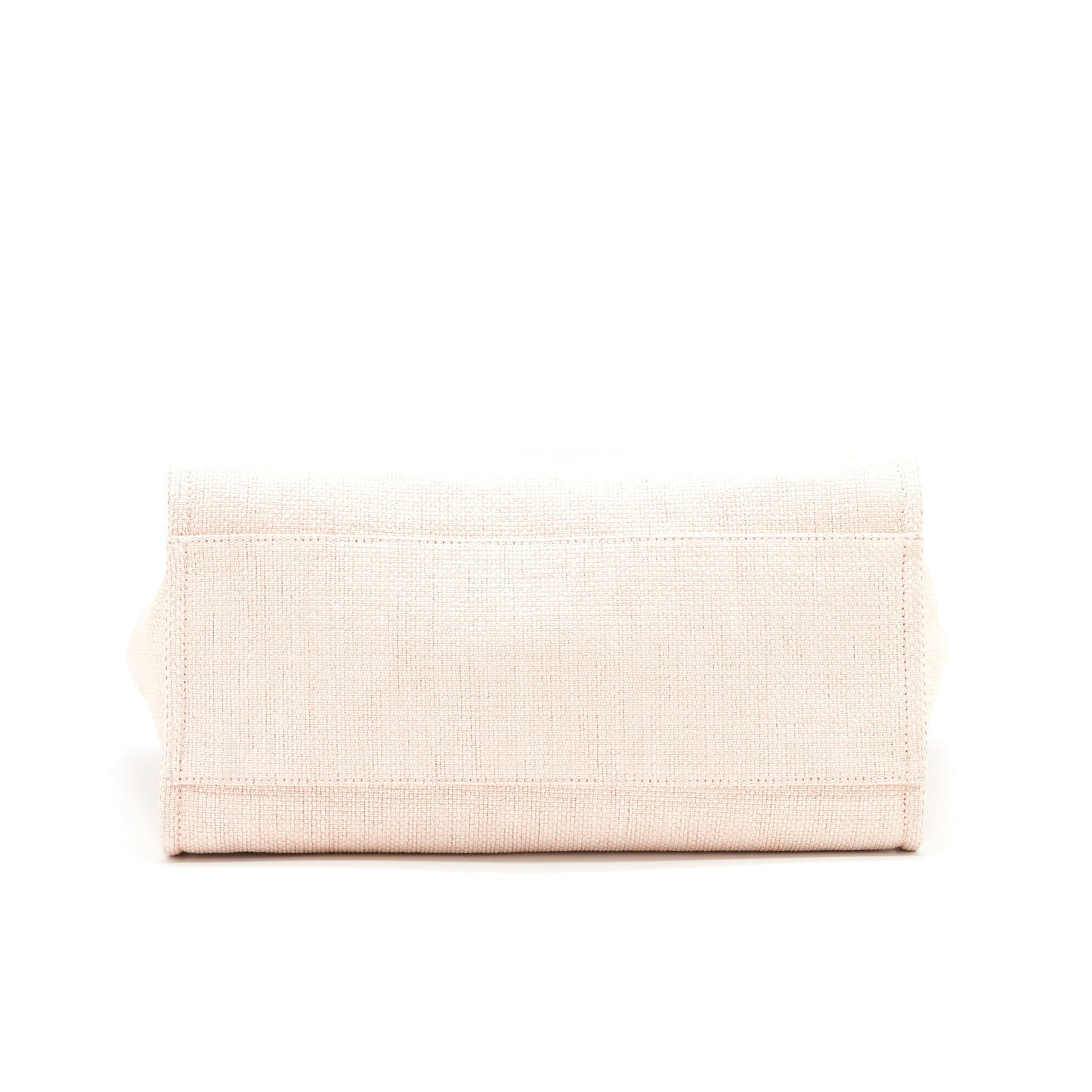 CHANEL DEAUVILLE MM TOTE BAG CANVAS PINK SHW