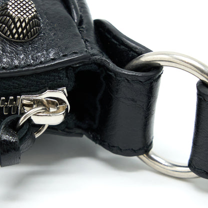 Balenciaga Le Cagole Mini Purse Arena Lambskin Black