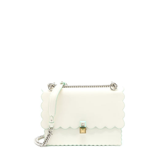 Fendi Kan I Purse Calfskin White