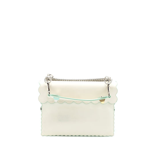 Fendi Kan I Purse Calfskin White