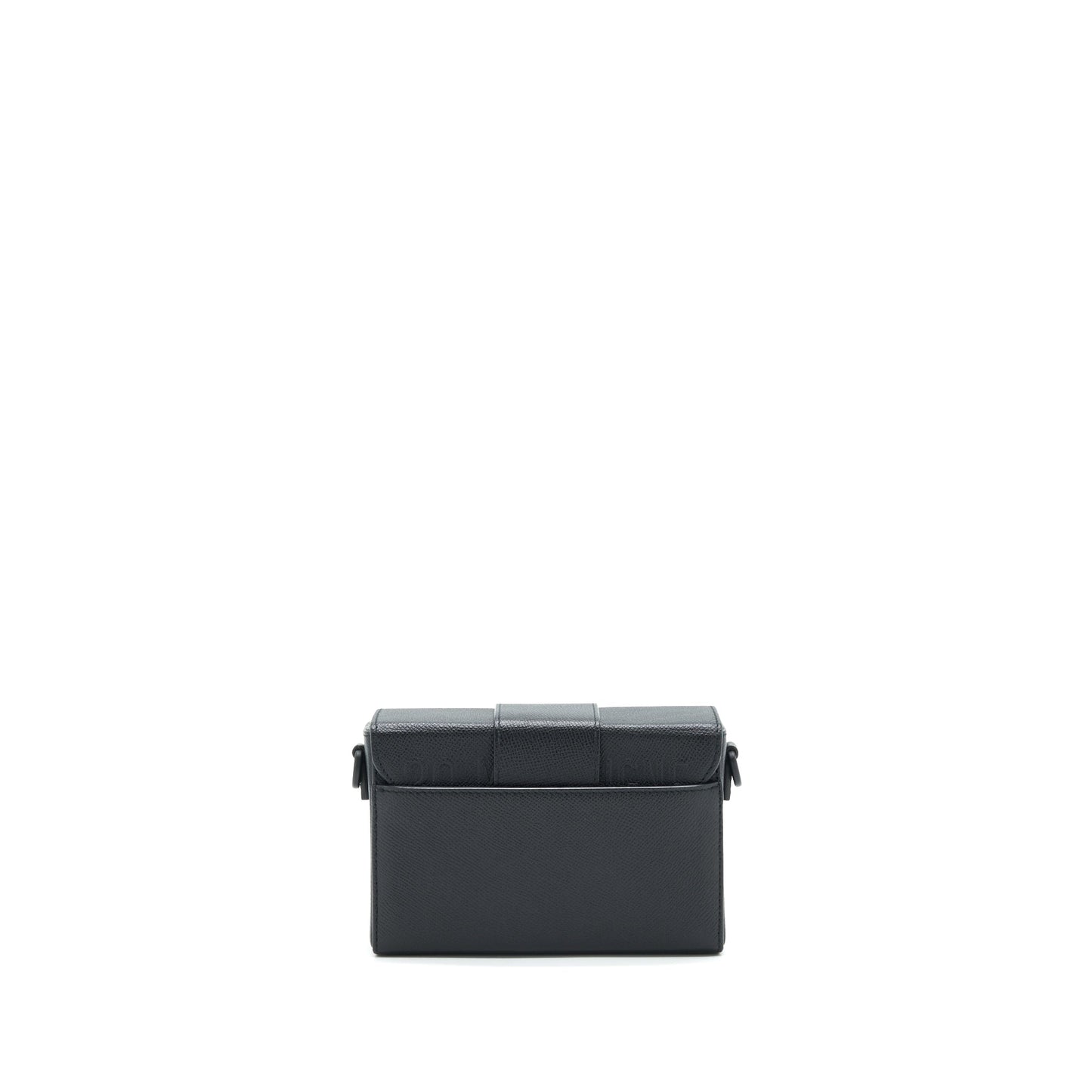 Dior 30 Montaigne Box Purse in Grained Calfskin So Black