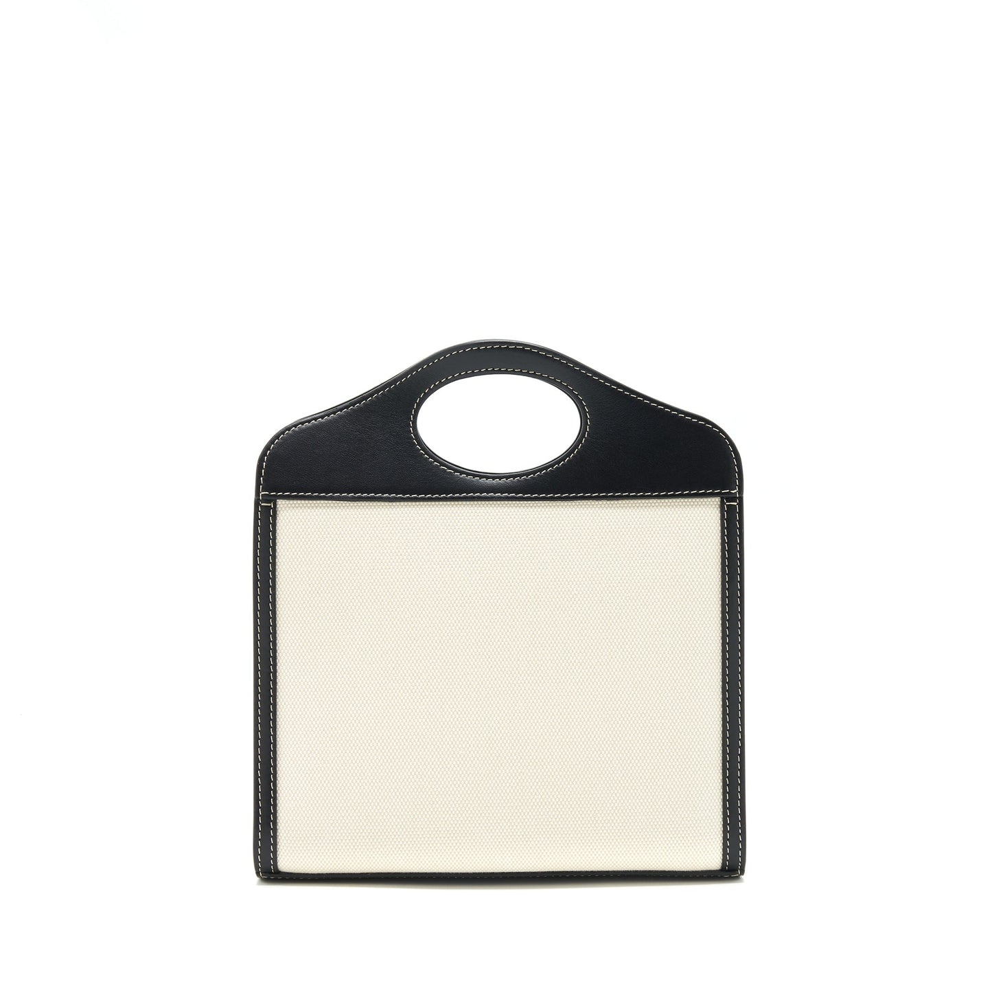 Burberry Mini Two-tone Canvas/Leather pocket Purse