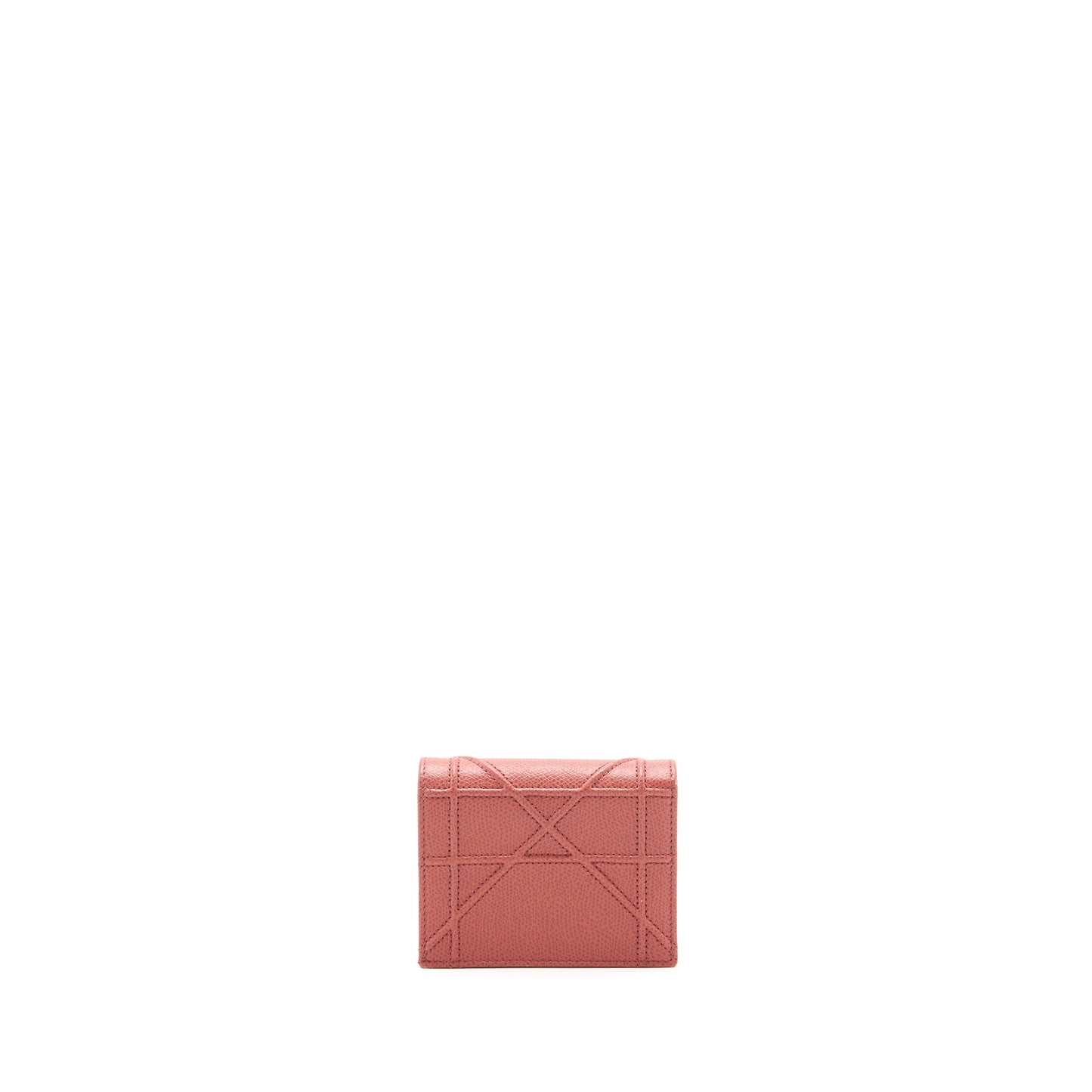 Dior Diorama Small Wallet Dark pink