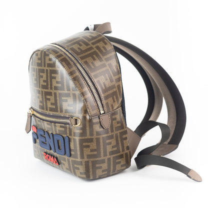 Fendi FF Glazed Fabric Mini Backpack