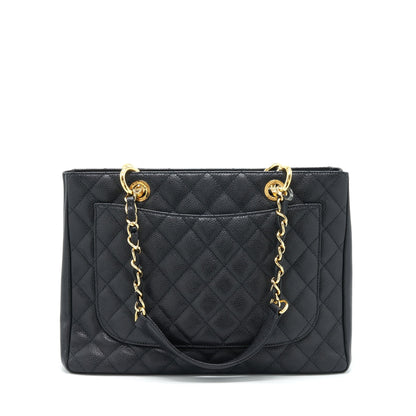 Chanel Grand Shopping Tote Bag Caviar Black GHW