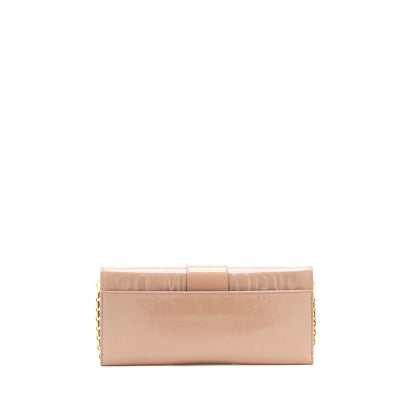 Dior 30 Montaigne Leather Clutch Purse with Chain
