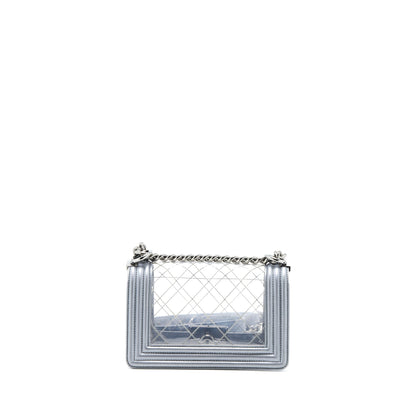 Chanel Small Boy PVC/Lambskin Silver SHW