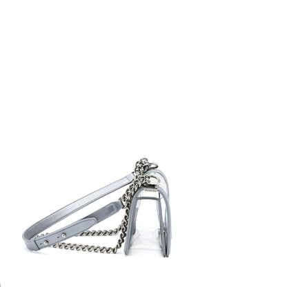 Chanel Small Boy PVC/Lambskin Silver SHW