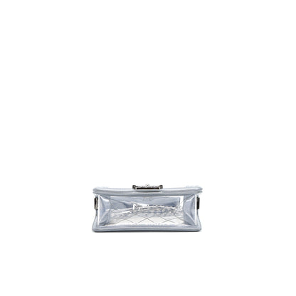 Chanel Small Boy PVC/Lambskin Silver SHW